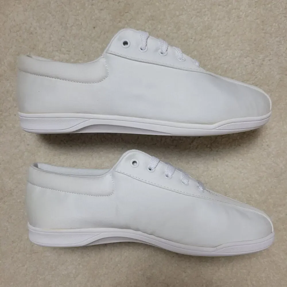 NWOT/B Easy Spirit 10D White AP1 Lace Up Walking Sneaker Shoe Textile - Picture 8 of 15